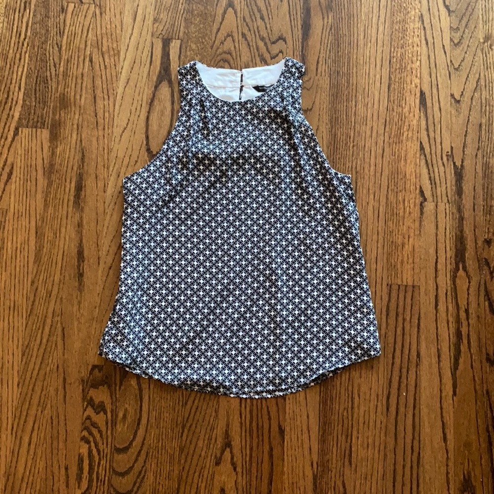 Black and white tank top